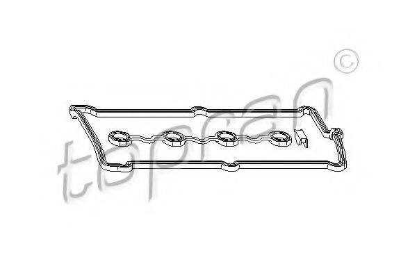 TOPRAN 113138 Комплект прокладок, кришка головки циліндра