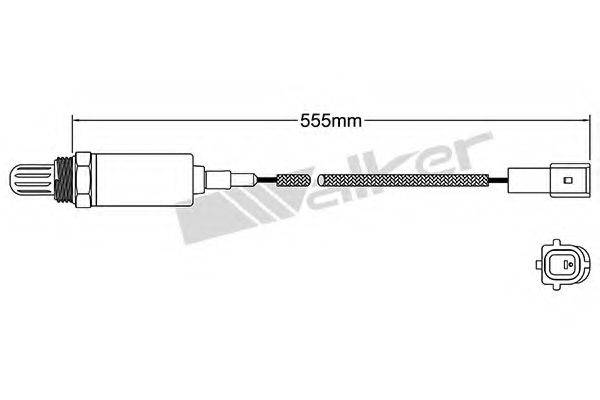 WALKER PRODUCTS 25021020 Лямбда-зонд