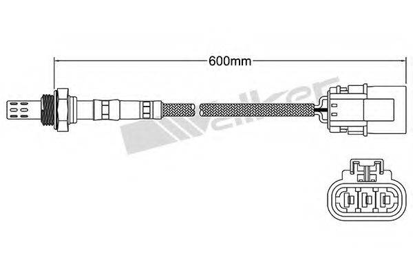 WALKER PRODUCTS 25023087 Лямбда-зонд