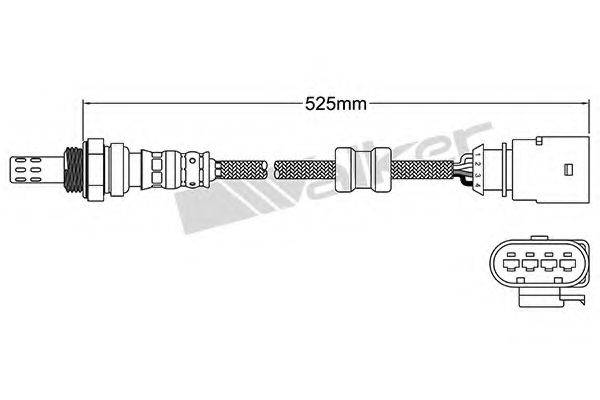 WALKER PRODUCTS 25024753 Лямбда-зонд