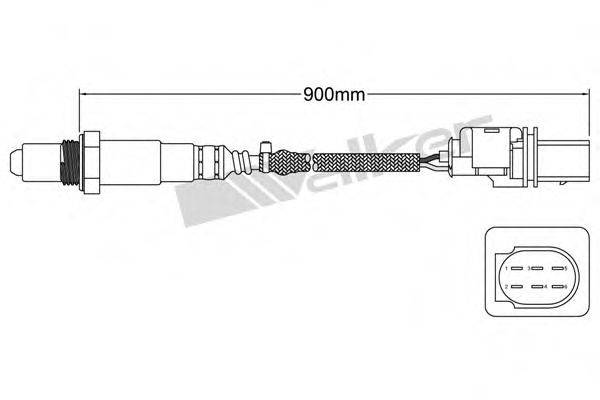 WALKER PRODUCTS 80095002 Лямбда-зонд