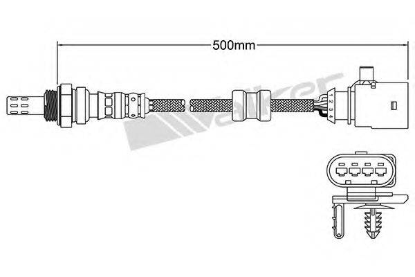 WALKER PRODUCTS 25024797 Лямбда-зонд