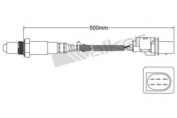 WALKER PRODUCTS 80095016 Лямбда-зонд