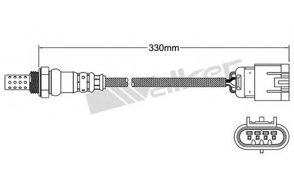 WALKER PRODUCTS 25024690 Лямбда-зонд