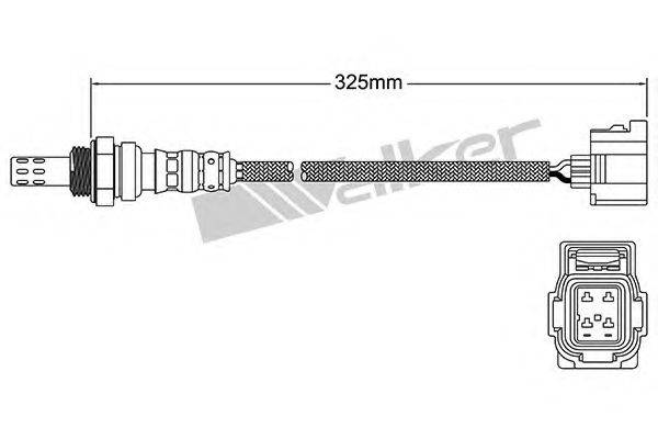 WALKER PRODUCTS 25024680 Лямбда-зонд