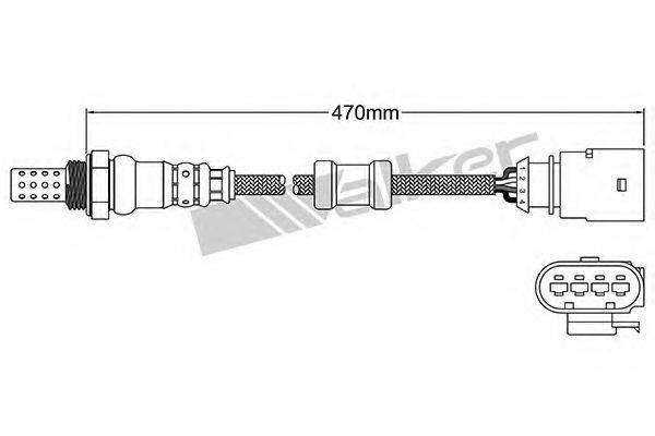 WALKER PRODUCTS 25024692 Лямбда-зонд