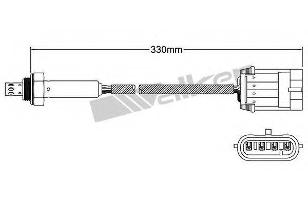 WALKER PRODUCTS 25024807 Лямбда-зонд