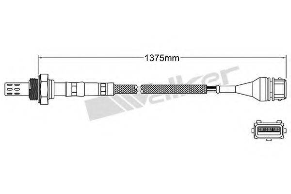 WALKER PRODUCTS 25023827 Лямбда-зонд