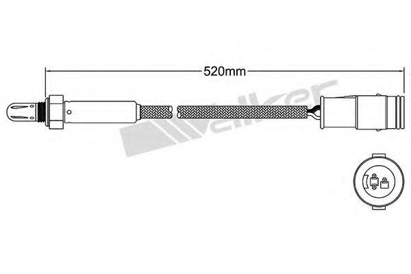 WALKER PRODUCTS 25023802 Лямбда-зонд