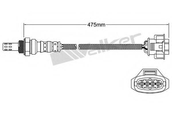 WALKER PRODUCTS 25024984 Лямбда-зонд