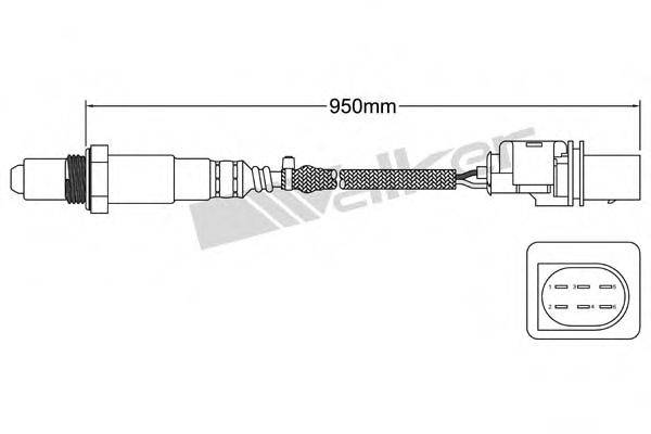 WALKER PRODUCTS 25025036 Лямбда-зонд