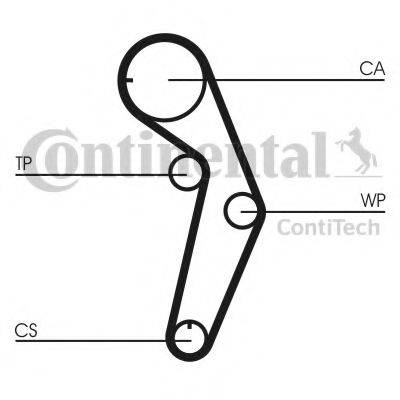 CONTITECH CT1048K1 Комплект ременя ГРМ