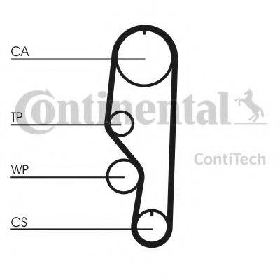 CONTITECH CT557K1 Комплект ременя ГРМ