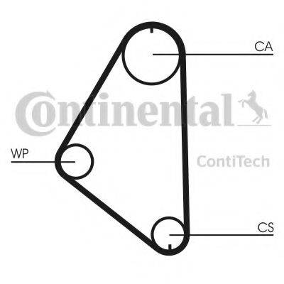 CONTITECH CT558WP1 Водяний насос + комплект зубчастого ременя