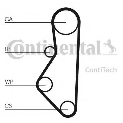 CONTITECH CT586K1 Комплект ременя ГРМ