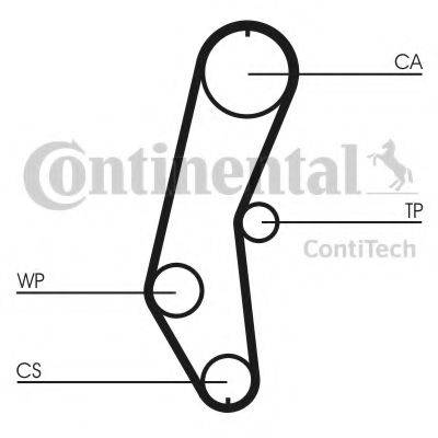 CONTITECH CT666 Ремінь ГРМ