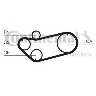 CONTITECH CT675 Ремінь ГРМ