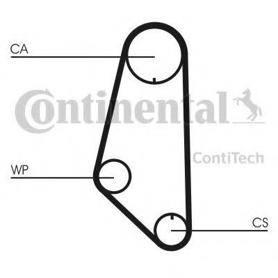 CONTITECH CT732 Ремінь ГРМ