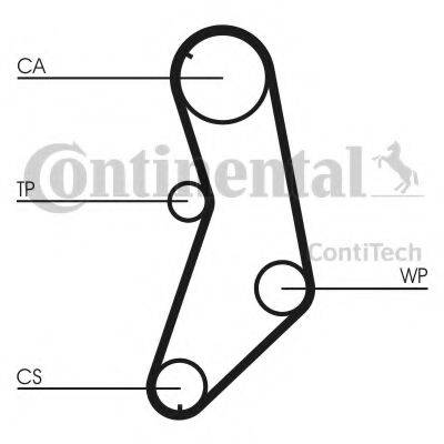 CONTITECH CT745 Ремінь ГРМ