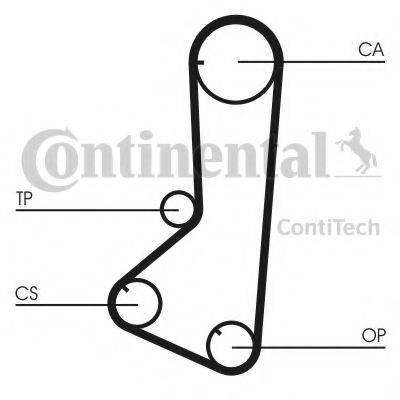 CONTITECH CT839K1 Комплект ременя ГРМ