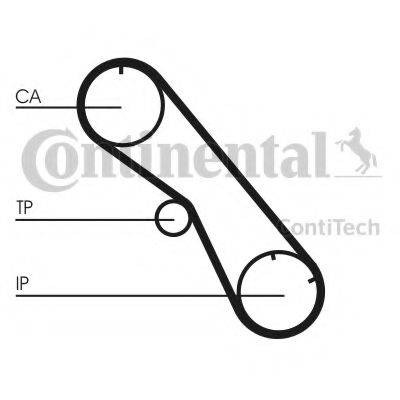 CONTITECH CT860 Ремінь ГРМ