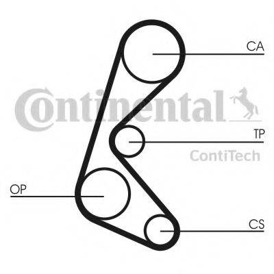 CONTITECH CT964 Ремінь ГРМ