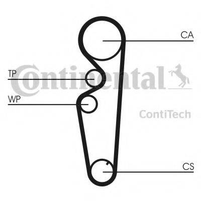 CONTITECH CT878 Ремінь ГРМ