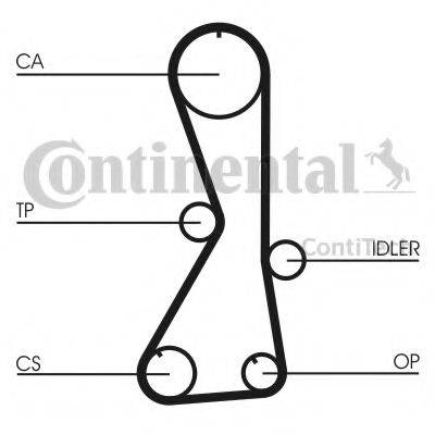 CONTITECH CT1016 Ремінь ГРМ