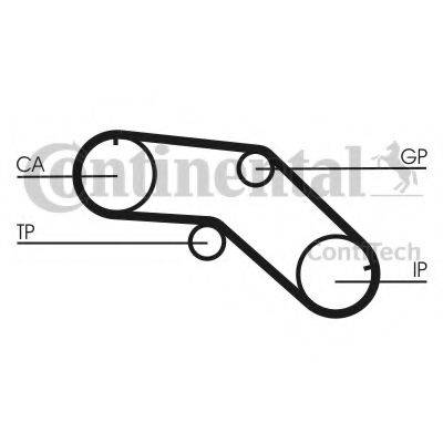 CONTITECH CT1005 Ремінь ГРМ