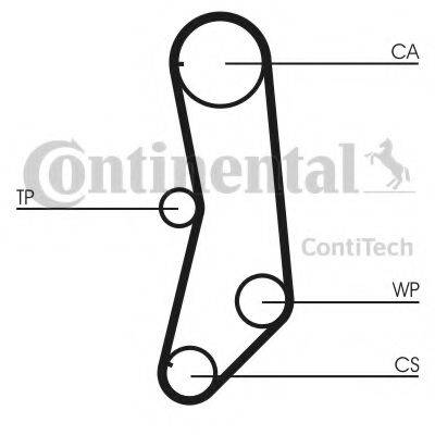 CONTITECH CT997 Ремінь ГРМ