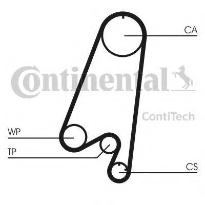 CONTITECH CT910K1 Комплект ременя ГРМ