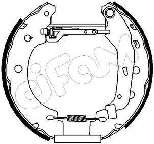 CIFAM 151097 Комплект гальмівних колодок