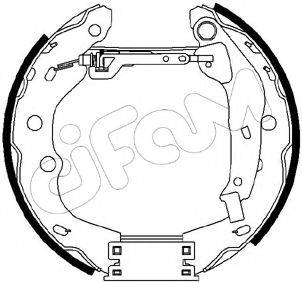 CIFAM 151206 Комплект гальмівних колодок