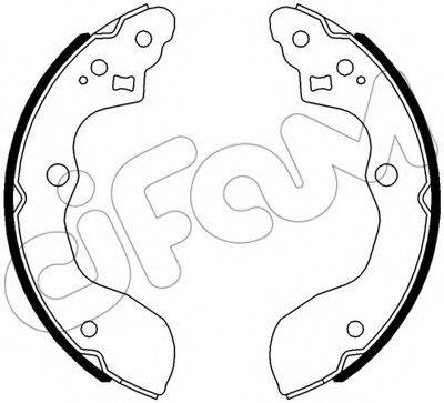 CIFAM 153540 Комплект гальмівних колодок
