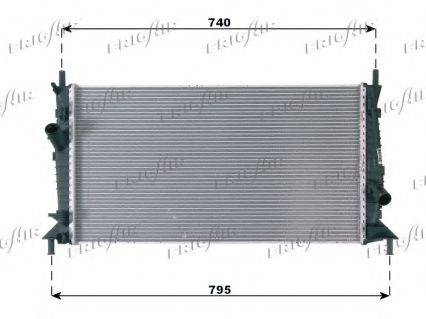 FRIGAIR 01053084 Радіатор, охолодження двигуна