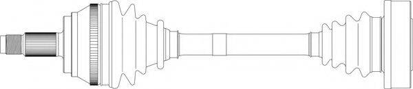 GENERAL RICAMBI AR3035 Приводний вал