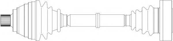 GENERAL RICAMBI AU3317 Приводний вал