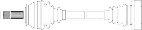 GENERAL RICAMBI FI3098 Приводний вал
