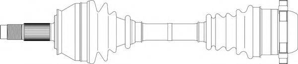 GENERAL RICAMBI FI3162 Приводний вал