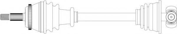 GENERAL RICAMBI RE3197 Приводний вал