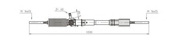 GENERAL RICAMBI RE4019 Рульовий механізм