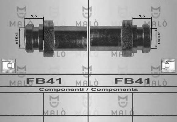 MALO 80050 Гальмівний шланг