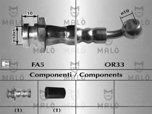 MALO 80054 Гальмівний шланг