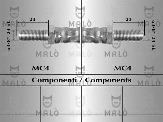 MALO 8024 Гальмівний шланг