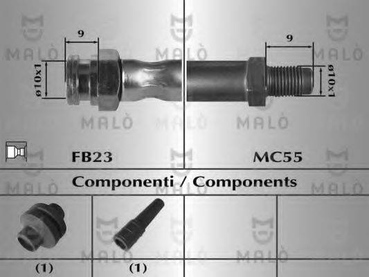 MALO 80284 Гальмівний шланг