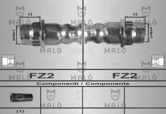 MALO 80329 Гальмівний шланг