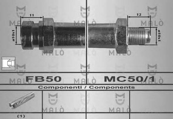 MALO 80346 Гальмівний шланг