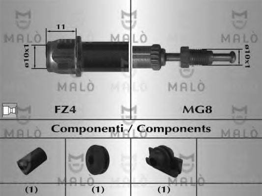 MALO 80843 Гальмівний шланг