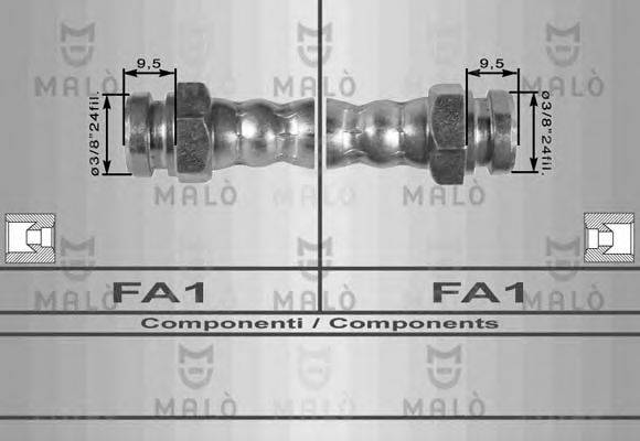 MALO 8100 Гальмівний шланг