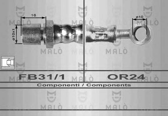 MALO 8111 Гальмівний шланг